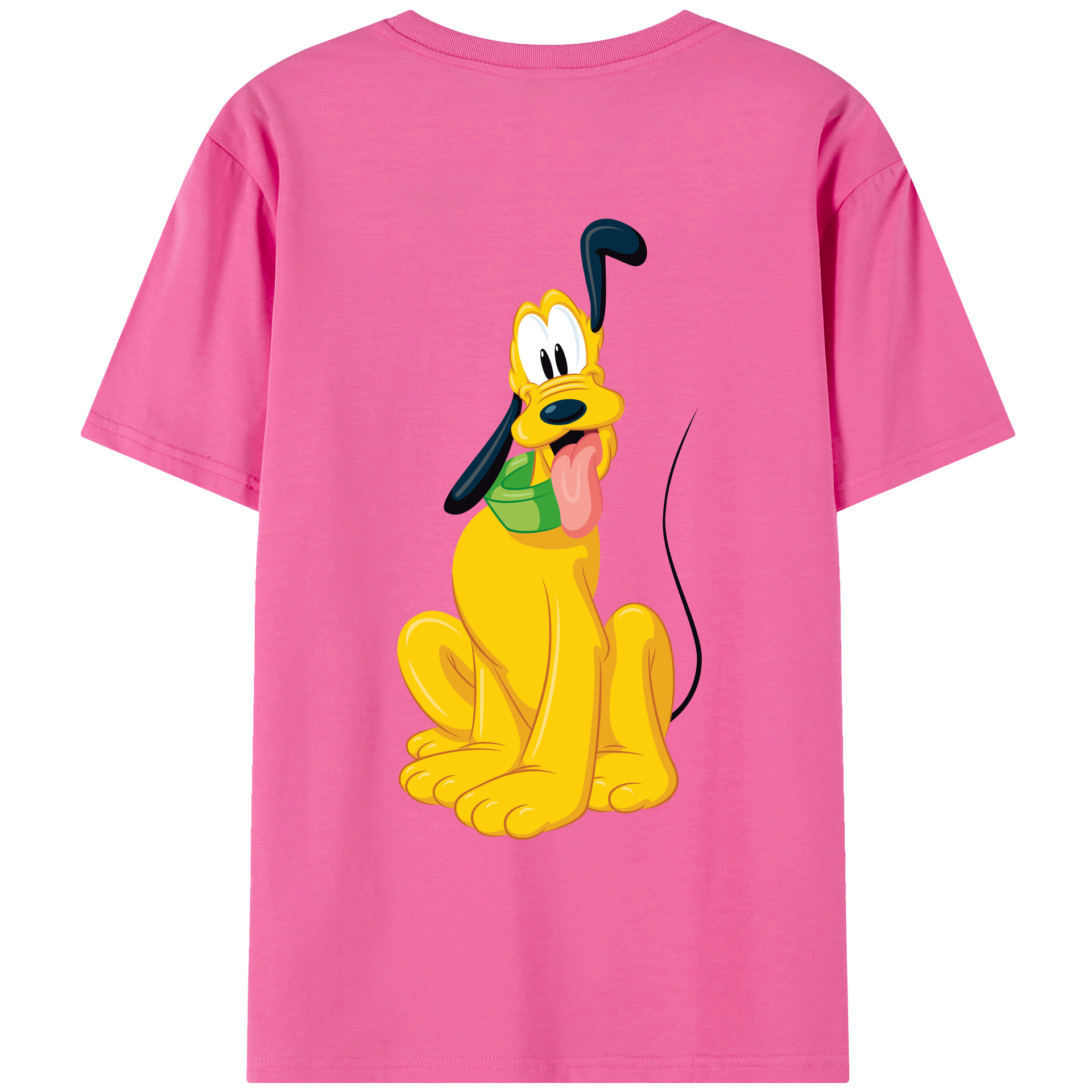 （画像用） ミッキーマウス Mickey Mouse レディース半袖Tシャツ(バックプリント)